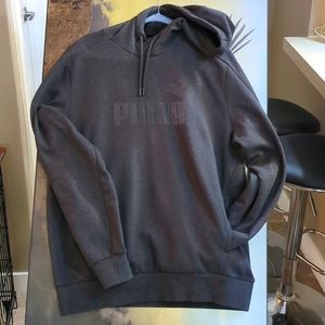Puma Grey Large Hoodie